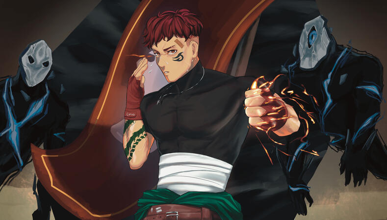 OC ‘Brave Red Hair Fighter’