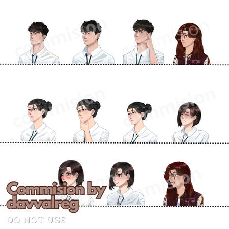 11 Headshot Commision for game
